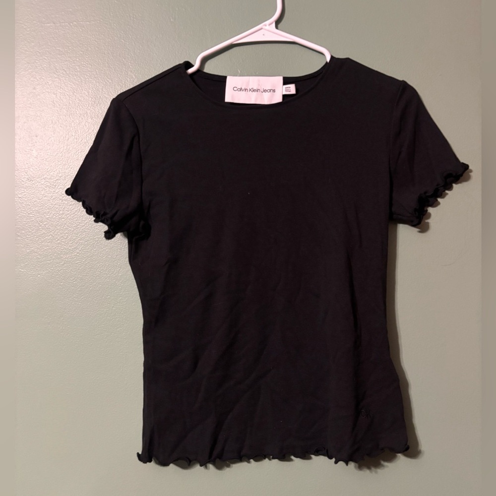 Calvin Klein Jeans Black Short Sleeve Top